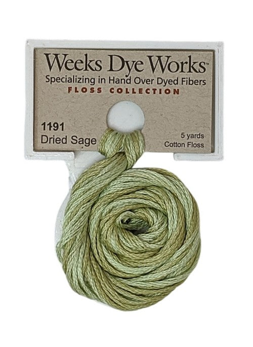 Weeks Dye Works 6 Strand Floss / 1191 Dried Sage