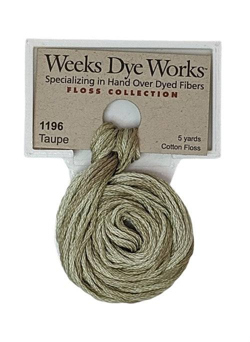 Weeks Dye Works 6 Strand Floss / 1196 Taupe