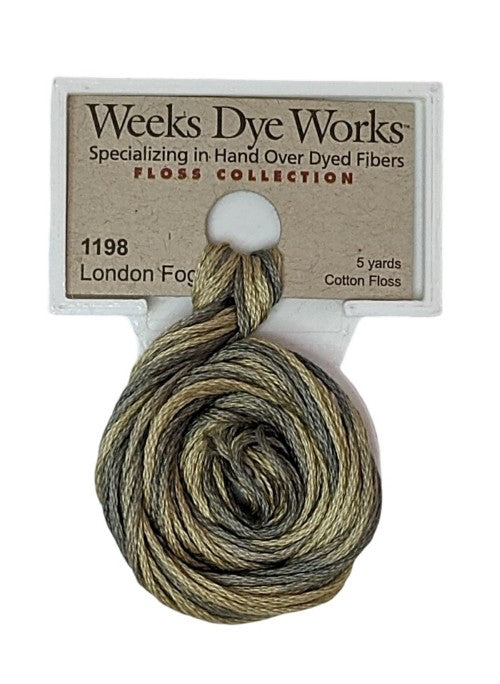 Weeks Dye Works 6 Strand Floss / 1198 London Fog