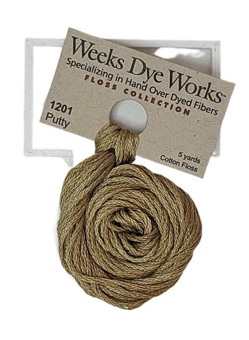 Weeks Dye Works 6 Strand Floss / 1201 Putty