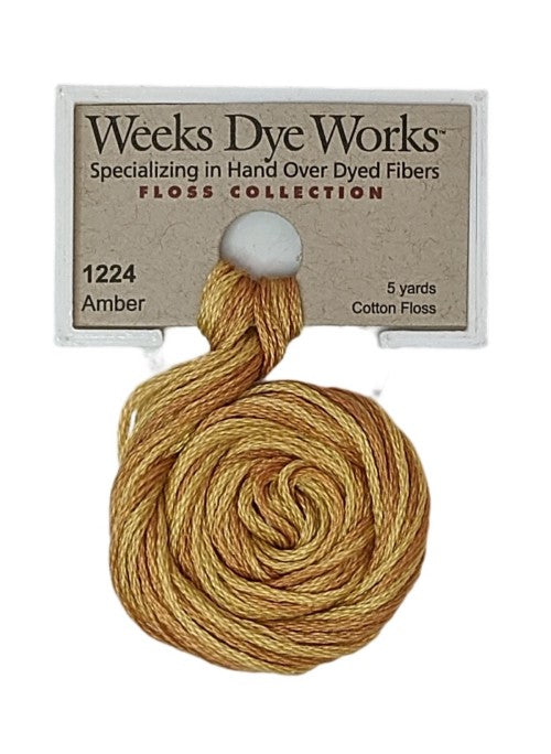 Weeks Dye Works 6 Strand Floss / 1224 Amber