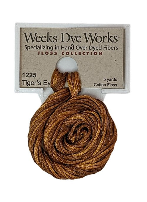 Weeks Dye Works 6 Strand Floss / 1225 Tigers Eye