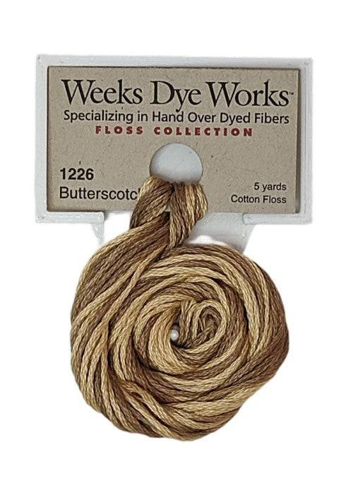 Weeks Dye Works 6 Strand Floss / 1226 Butterscotch