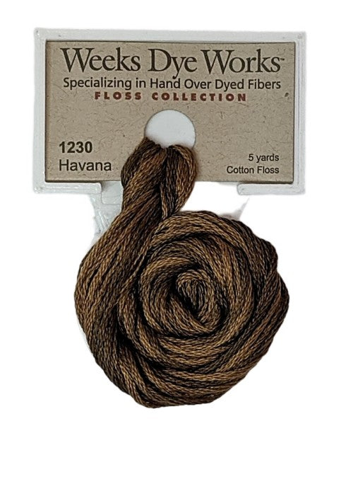 Weeks Dye Works 6 Strand Floss / 1230 Havana