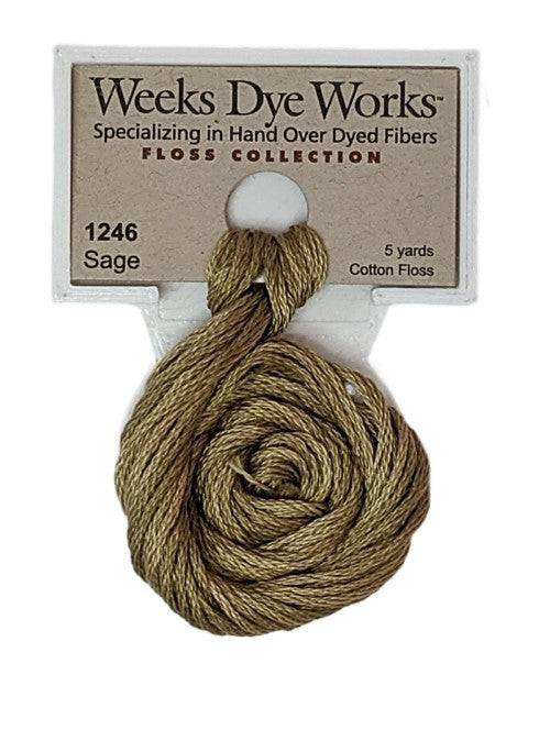 Weeks Dye Works 6 Strand Floss / 1246 Sage