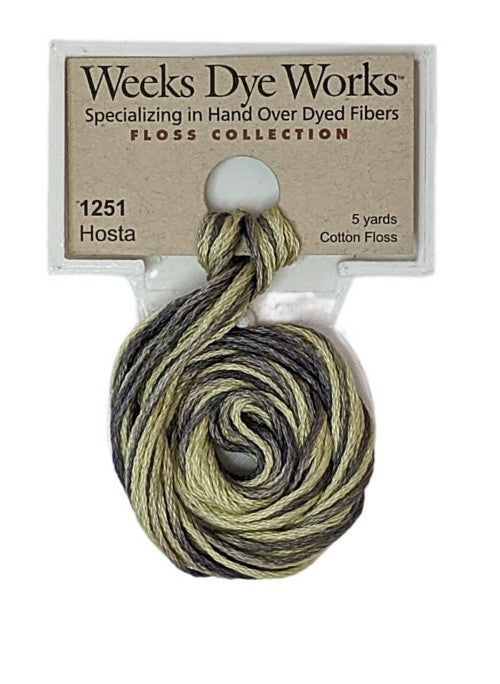 Weeks Dye Works 6 Strand Floss / 1251 Hosta