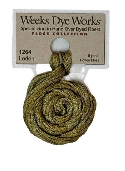 Weeks Dye Works 6 Strand Floss / 1264 Loden