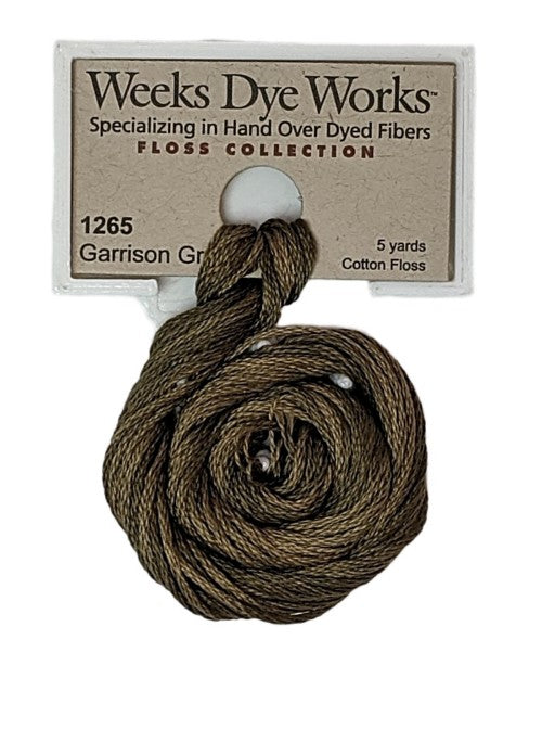 Weeks Dye Works 6 Strand Floss / 1265 Garrison Green