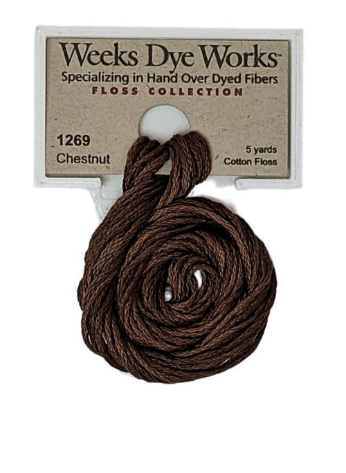 Weeks Dye Works 6 Strand Floss / 1269 Chestnut