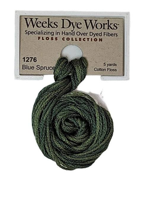 Weeks Dye Works 6 Strand Floss / 1276 Blue Spruce