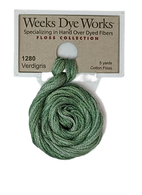 Weeks Dye Works 6 Strand Floss / 1280 Verdigris