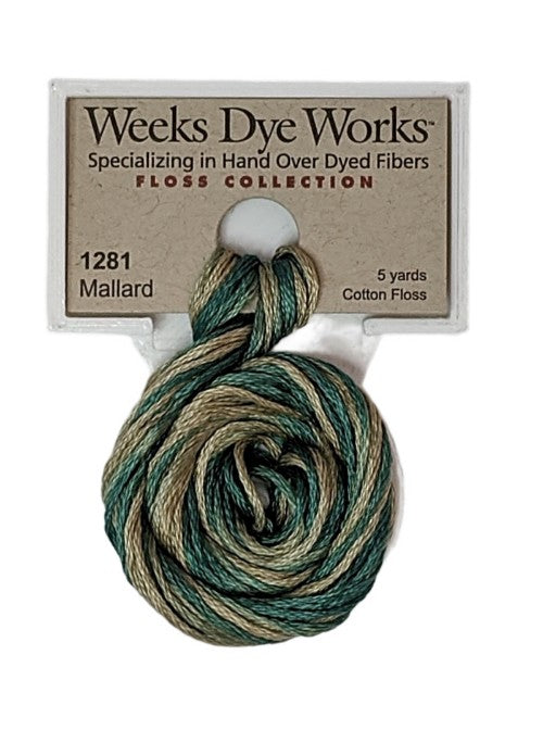 Weeks Dye Works 6 Strand Floss / 1281 Mallard