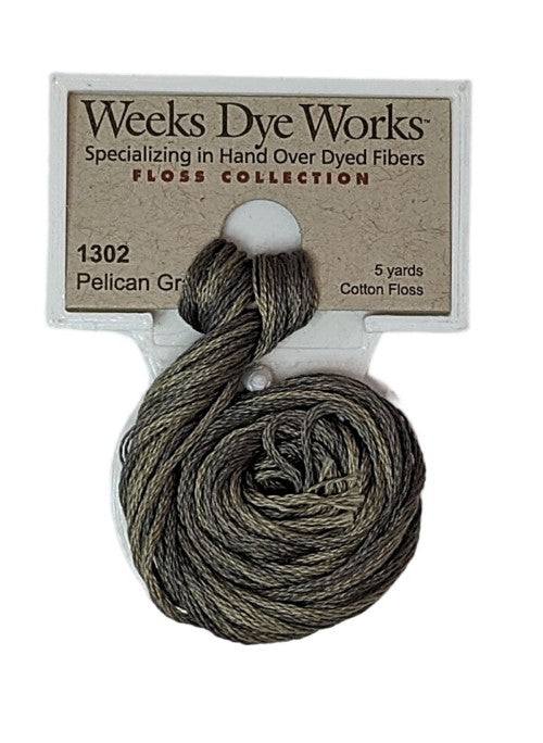 Weeks Dye Works 6 Strand Floss / 1302 Pelican Gray