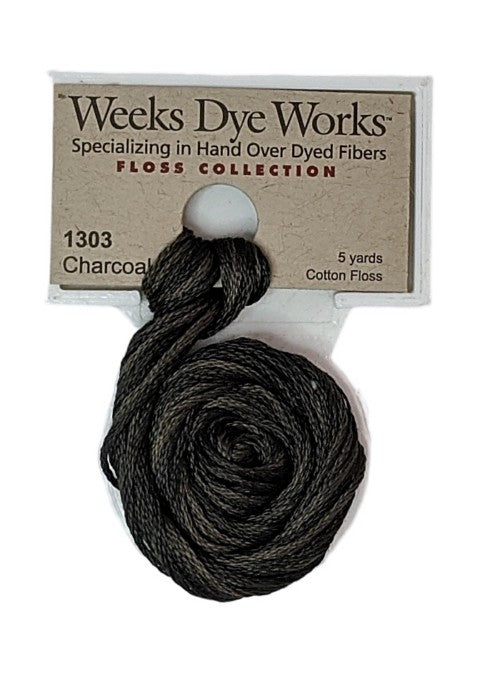 Weeks Dye Works 6 Strand Floss / 1303 Charcoal