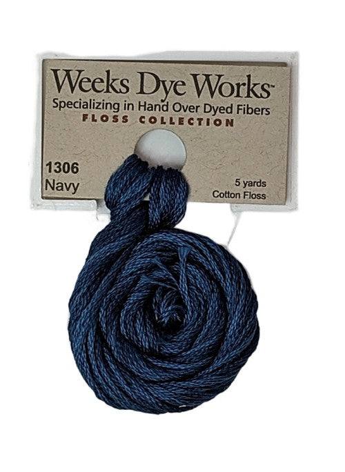 Weeks Dye Works 6 Strand Floss / 1306 Navy