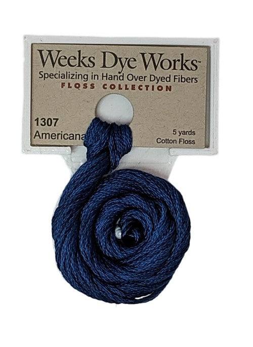 Weeks Dye Works 6 Strand Floss / 1307 Americana