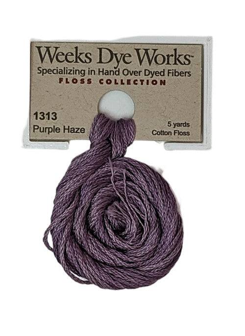 Weeks Dye Works 6 Strand Floss / 1313 Purple Haze