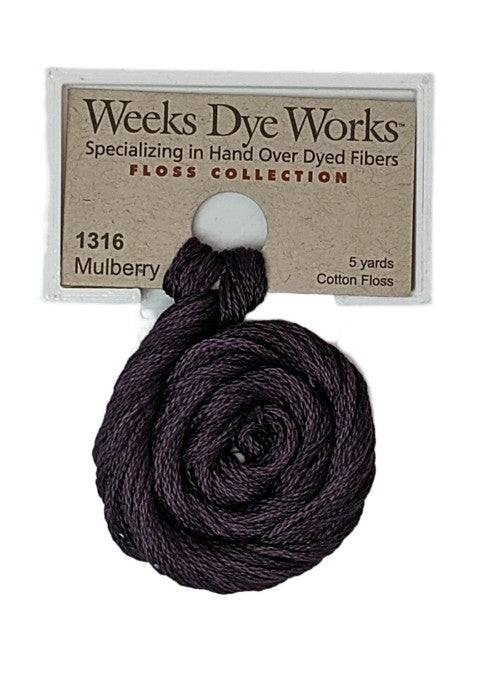 Weeks Dye Works 6 Strand Floss / 1316 Mulberry