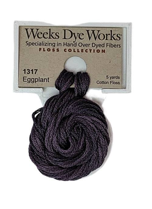 Weeks Dye Works 6 Strand Floss / 1317 Eggplant