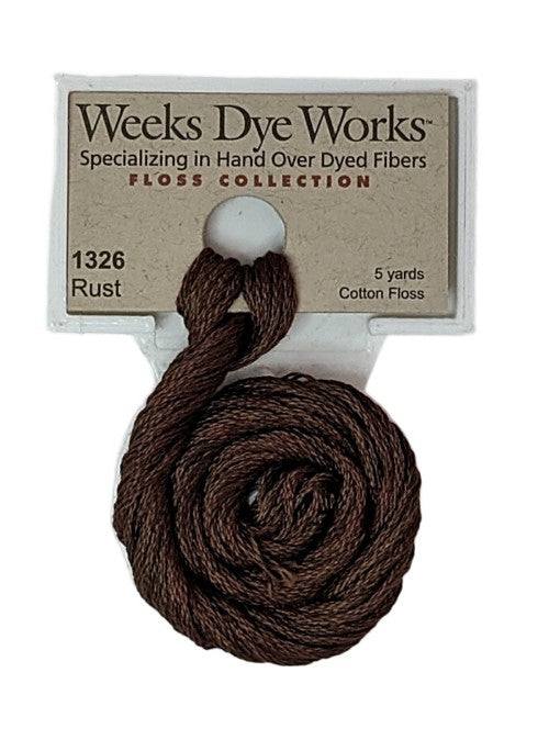 Weeks Dye Works 6 Strand Floss / 1326 Rust