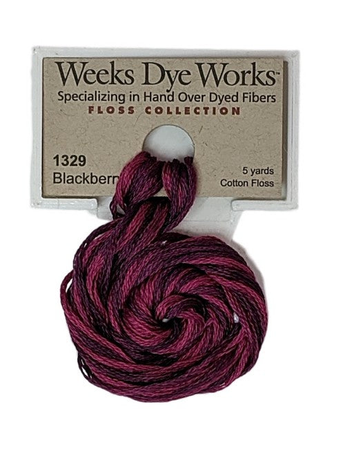 Weeks Dye Works 6 Strand Floss / 1329 Blackberry