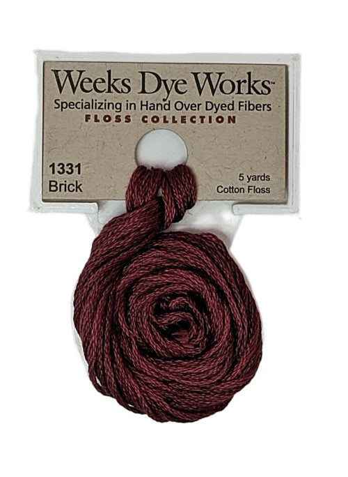 Weeks Dye Works 6 Strand Floss / 1331 Brick