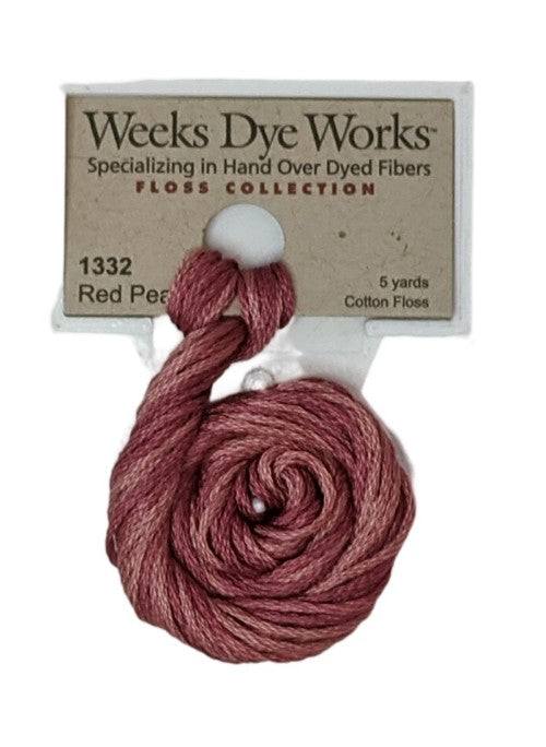 Weeks Dye Works 6 Strand Floss / 1332 Red Pear