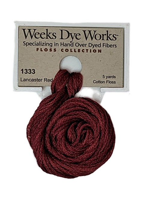 Weeks Dye Works 6 Strand Floss / 1333 Lancaster Red