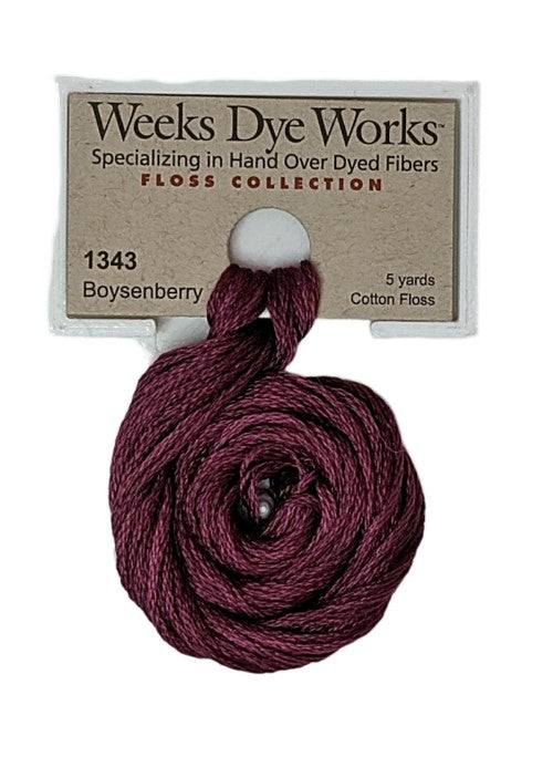 Weeks Dye Works 6 Strand Floss / 1343 Boysenberry