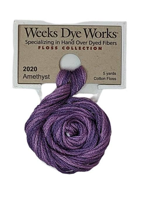 Weeks Dye Works 6 Strand Floss / 2020 Amethyst