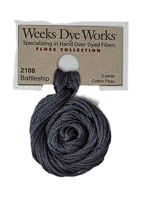 Weeks Dye Works 6 Strand Floss / 2108 Battleship