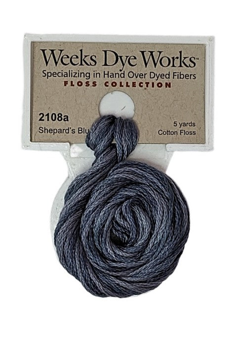 Weeks Dye Works 6 Strand Floss / 2108a Shepherds Blue