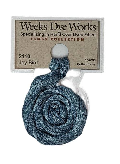 Weeks Dye Works 6 Strand Floss / 2110 Jay Bird