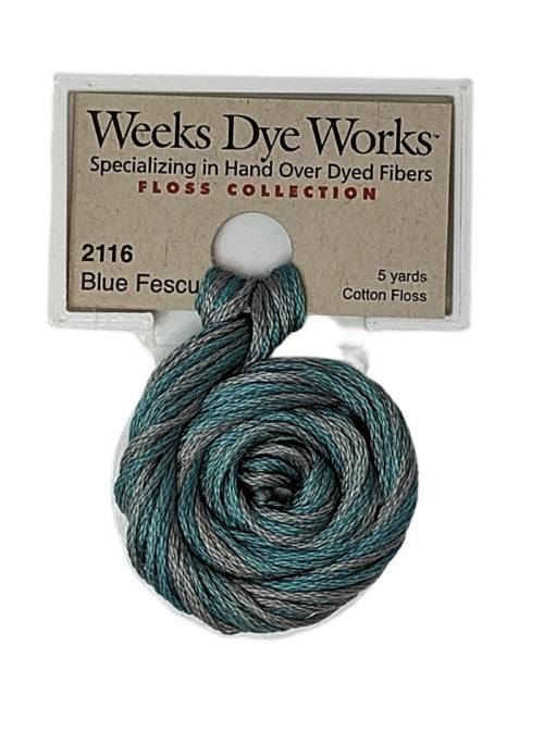 Weeks Dye Works 6 Strand Floss / 2116 Blue Fescue