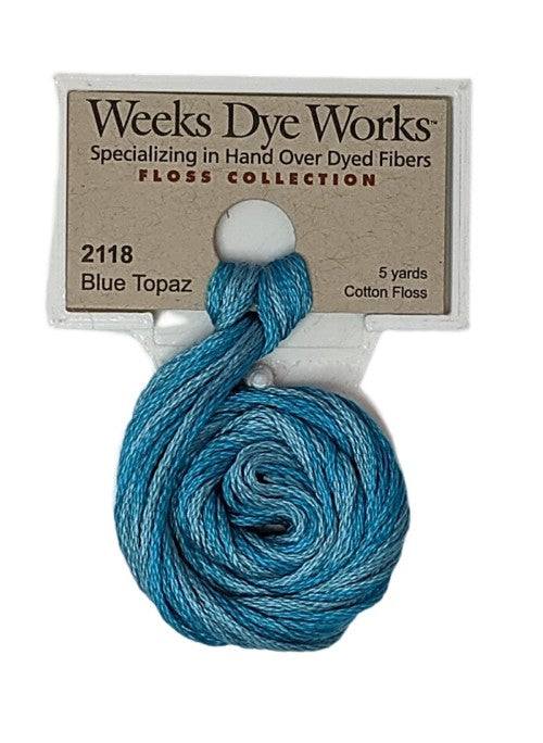 Weeks Dye Works 6 Strand Floss / 2118 Blue Topaz