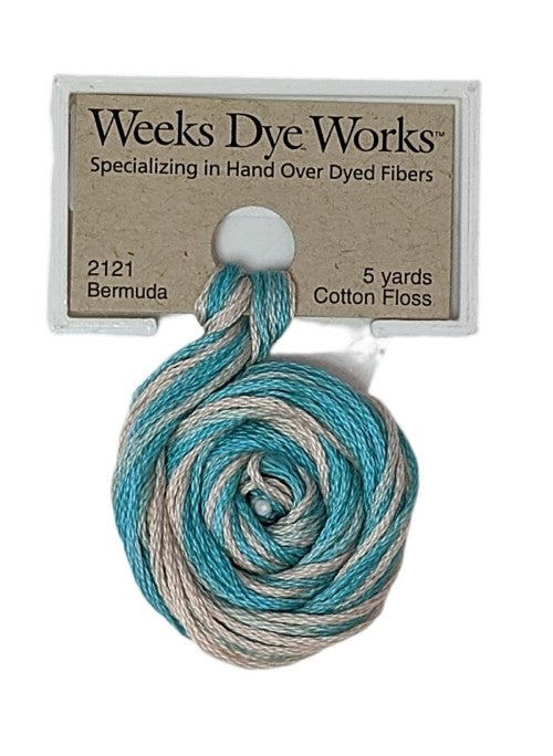 Weeks Dye Works 6 Strand Floss / 2121 Bermuda