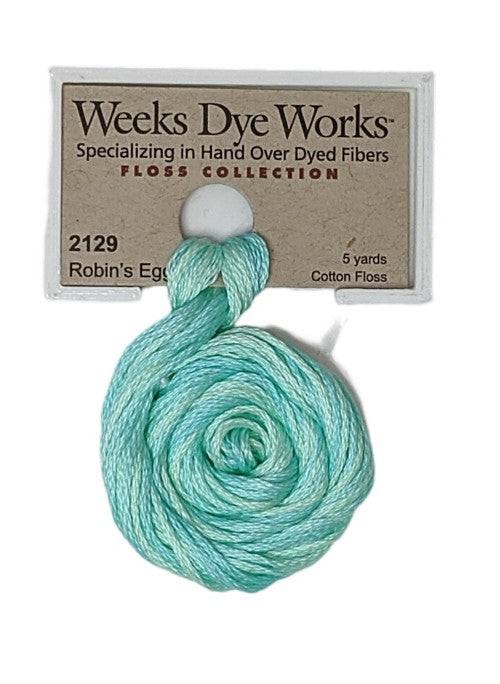 Weeks Dye Works 6 Strand Floss / 2129 Robins Egg