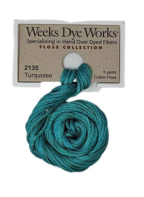 Weeks Dye Works 6 Strand Floss / 2135 Turquoise