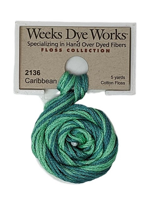 Weeks Dye Works 6 Strand Floss / 2136 Caribbean