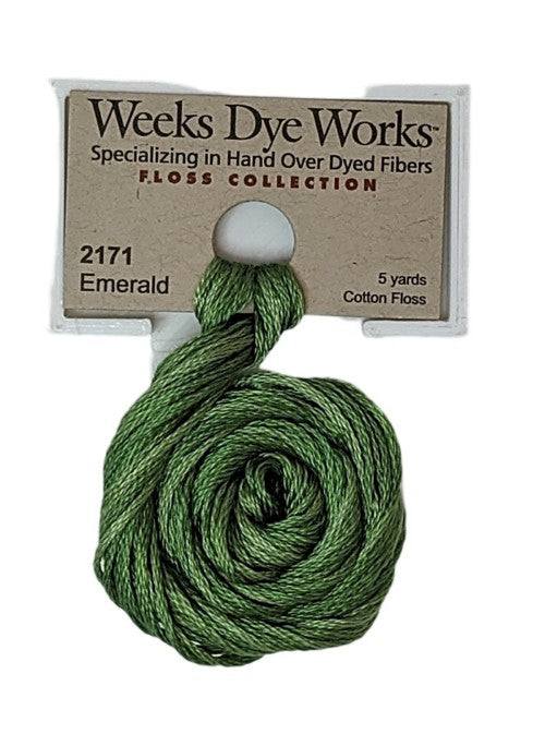 Weeks Dye Works 6 Strand Floss / 2171 Emerald