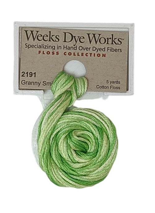 Weeks Dye Works 6 Strand Floss / 2191 Granny Smith