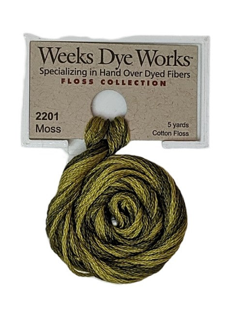 Weeks Dye Works 6 Strand Floss / 2201 Moss