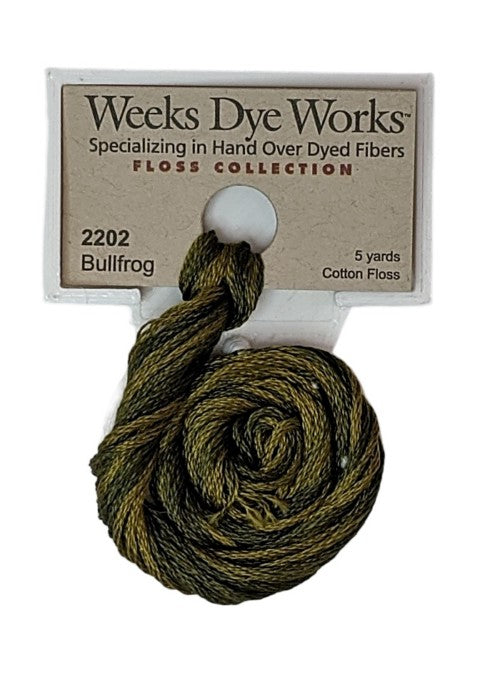 Weeks Dye Works 6 Strand Floss / 2202 Bullfrog