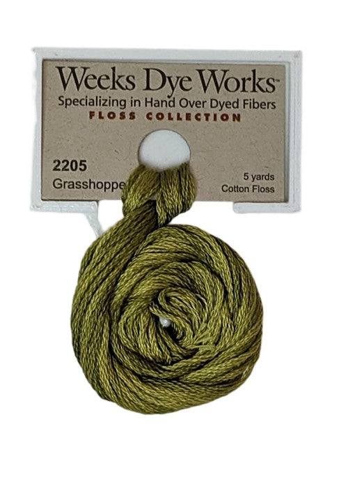 Weeks Dye Works 6 Strand Floss / 2205 Grasshopper