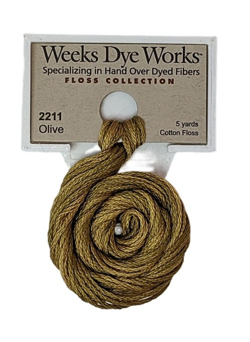 Weeks Dye Works 6 Strand Floss / 2211 Olive