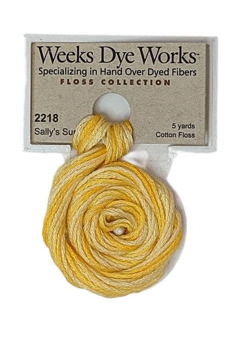 Weeks Dye Works 6 Strand Floss / 2218 Sallys Sunshine