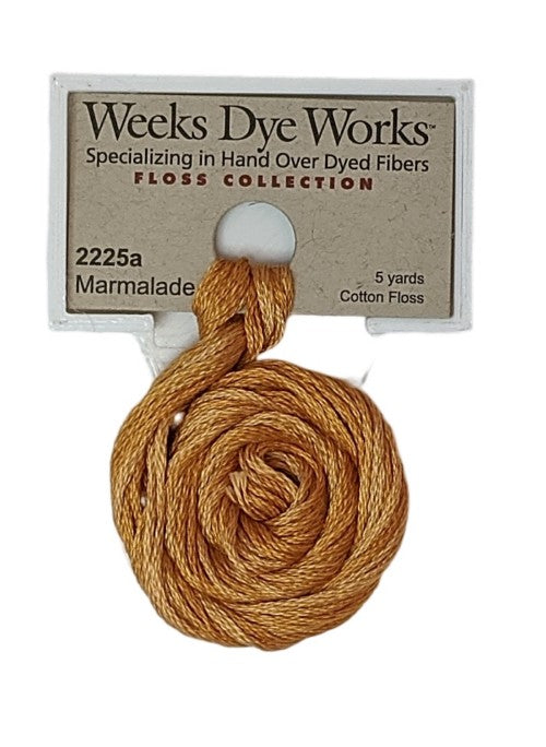 Weeks Dye Works 6 Strand Floss / 2225a Marmalade