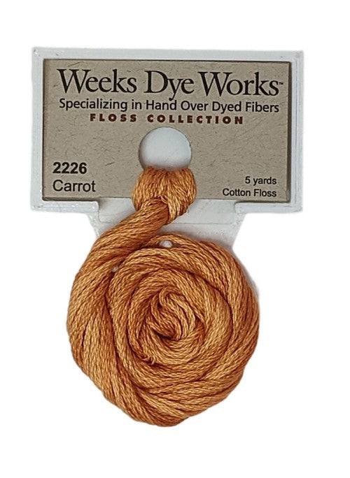 Weeks Dye Works 6 Strand Floss / 2226 Carrot