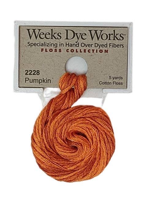 Weeks Dye Works 6 Strand Floss / 2228 Pumpkin