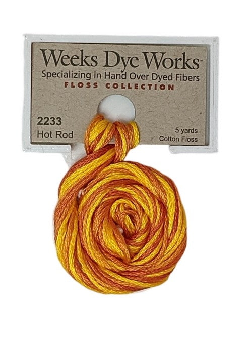 Weeks Dye Works 6 Strand Floss / 2233 Hot Rod